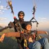 Tandem Paragliding In Bir Billing With Certified Pilot And Happy Customer