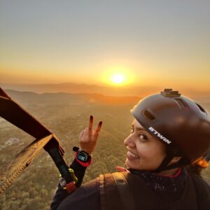 Tandem Paragliding Flight Over Kangra Valley Bir Billing