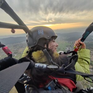 Paragliding takeoff from Billing at 2500 meters Bir Billing